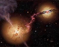 Colliding Galaxies Reveal Colossal Black Holes Common In Early Universe