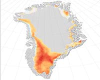 NASA Finds Greenland Snow Melting Hit Record High In High Places