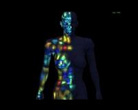 3-D skin maps of relationships between molecules, microbes and environment