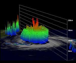 NASA's infrared image of major Hurricane Adrian reveals its stormy life's blood