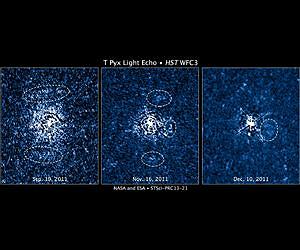 Hubble Maps 3-D Structure Of Ejected Material Around Erupting Star