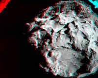 Rosetta Comet Landing in 'Thud' and 3D