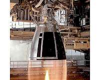 Aerojet Rocketdyne displays powerful hydrogen rocket engine at Infinity Science Center