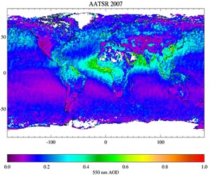 Aerosols From Ash And Smoke Envelope Planet Earth