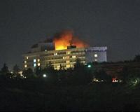 Twin blasts in Kabul as officials head to Pakistan for Taliban talks