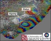Satellite shows interconnected system that caused Bali volcano to erupt