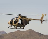 Production Configuration AH-6i Light Helicopter for the First Time
