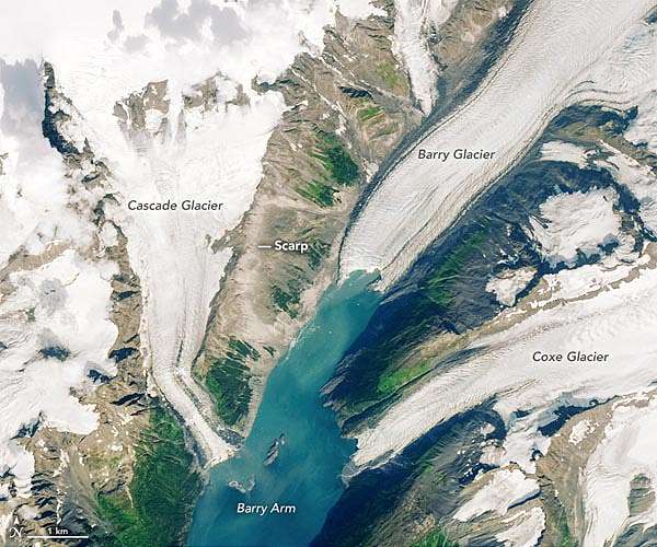 Retreating Glacier Presents Landslide Threat, Tsunami Risk in Alaskan Fjord