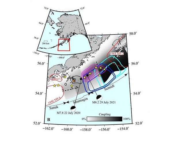 Major 2020 Alaska quake triggered neighboring 2021 temblor