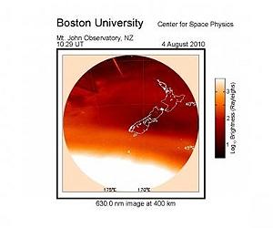Evidence Of New Solar Activity From Observations Of Aurora In NZ