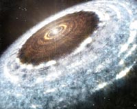 ALMA makes first sighting of water snow line around young star