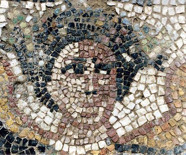Floors in ancient Greek luxury villa were laid with recycled glass