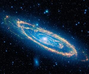 Neighbor galaxies may have brushed closely