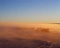 Antarctic mist as frozen continent bursts into season of light