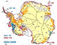 NASA finds mass gains of Antarctic Ice Sheet greater than losses