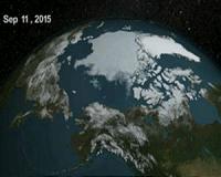 Arctic sea ice minimum ties record for second lowest