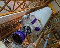 Ariane 5 is readied for an Arianespace leading customer Intelsat