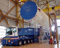 Seventh Ariane 5 For Launch In 2009 Arrives At The Spaceport