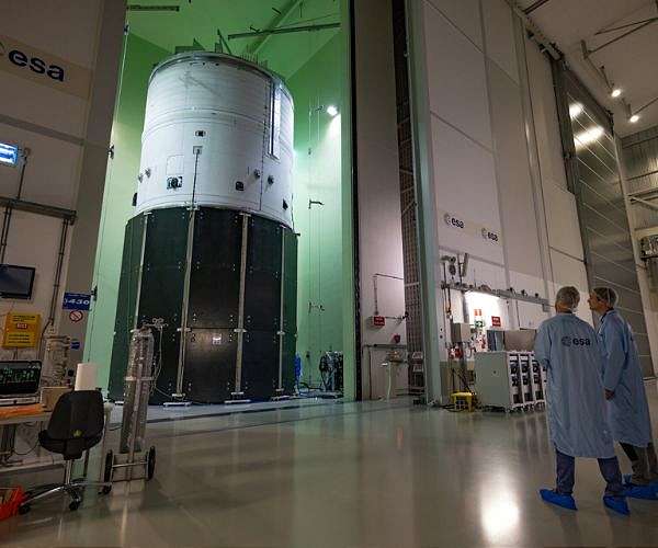 Ariane 6 upper stage completes acoustic testing at ESA's Netherlands site