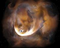 Signs of Second Largest Black Hole in the Milky Way