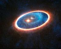 Planet-forming lifeline discovered in a binary star system