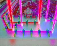 Scientists paint quantum electronics with beams of light