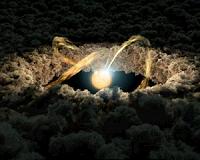 Light Echoes Give Clues to Protoplanetary Disk