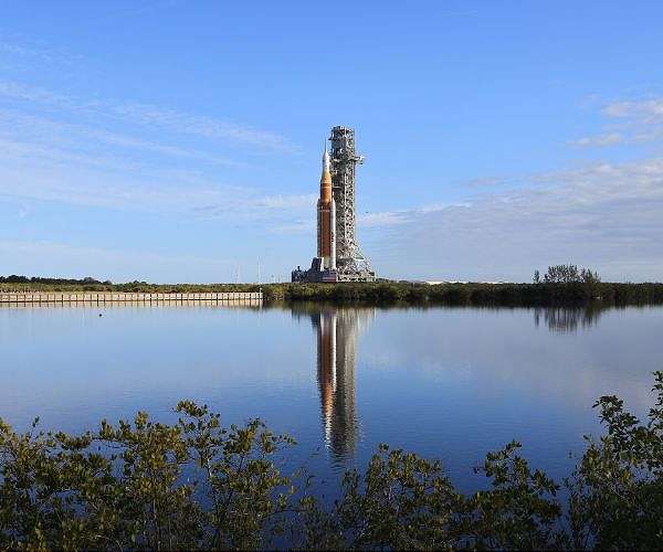NASA moves moon rocket to launch pad ahead of Artemis 2 mission
