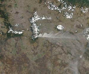NASA's New Satellite Movie of One Week's Ash Activity from Mexico's Popocatepetl Volcano