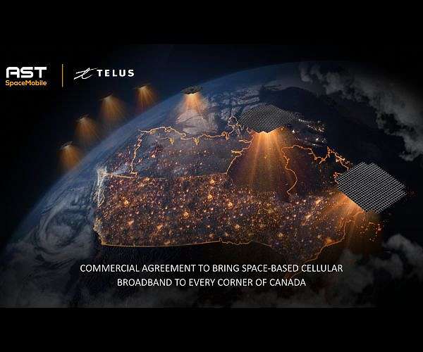 Telus and AST SpaceMobile plan direct-to-phone satellite service across Canada