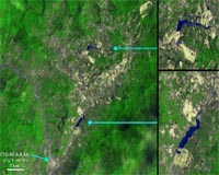 Aster Images Sichuan Earthquake In China
