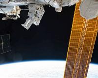 Astronauts Relaxing Before Pair of Spaceships Leave