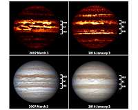 Astronomers identify cycle of disturbances at Jupiter's equator