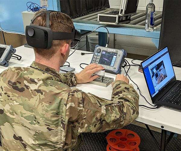AFRL demonstrates new augmented reality capability to improve DAF Nondestructive Inspections