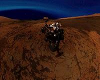 Similarities between aurorae on Mars and Earth