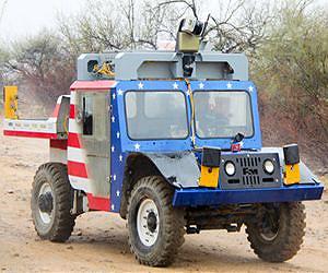 Industry Helps Engineering Students Reanimate Robotic Mine Vehicles