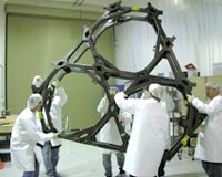 James Webb Space Telescope's Actual Spine Now Being Built