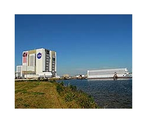 Fuel tank for final shuttle in Florida