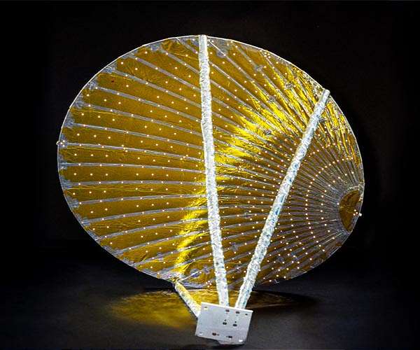 BeetleSat conducts two-way data communication using proprietary expandable antenna
