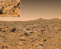 Rock Formation On Mars A Reminder Of The Collapse Of The Berlin Wall