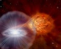 Class of stellar explosions found to be galactic producers of lithium
