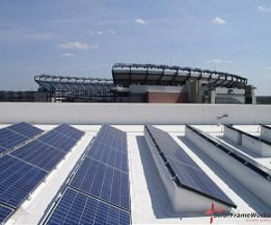 Award-Winning SolarFrameWorks BIPV CoolPly System Completed At New England Patriot Place