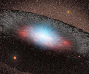 Water Vapor Reveals How Stars Form Around Black Hole