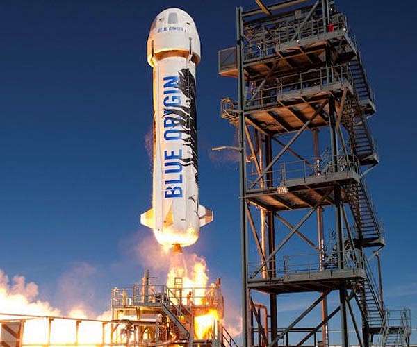 Blue Origin flies thrill seekers to space, including oldest astronaut