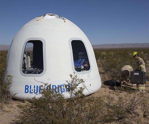 Blue Origin launches what may be final test flight before carrying people