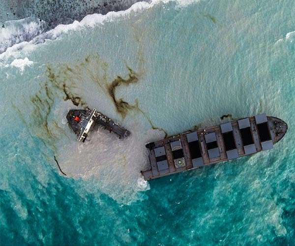1000s protest in Mauritius over oil spill; operator to pay millions