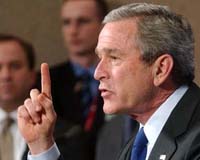 Bush keeps mum about Israel/Syria strike