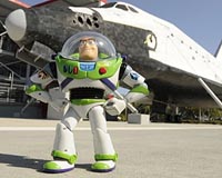 From space and beyond, Buzz Lightyear heads home