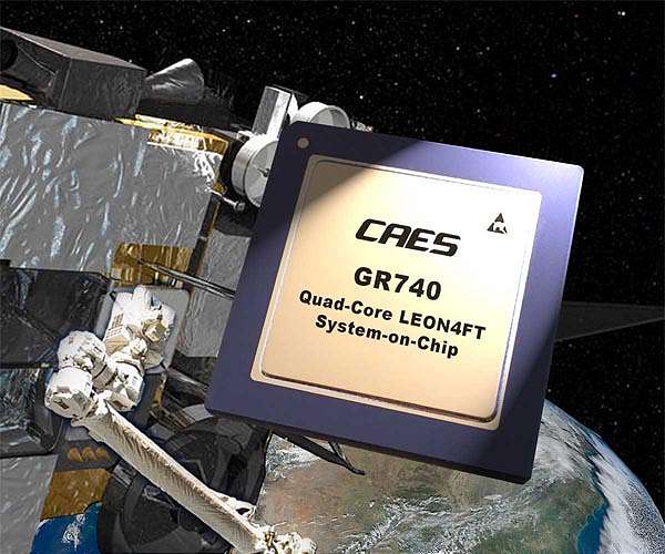 CAES' Quad Core LEON4FT processor selected for on-orbit servicing spacecraft