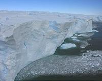 Antarctic ice safety band at risk